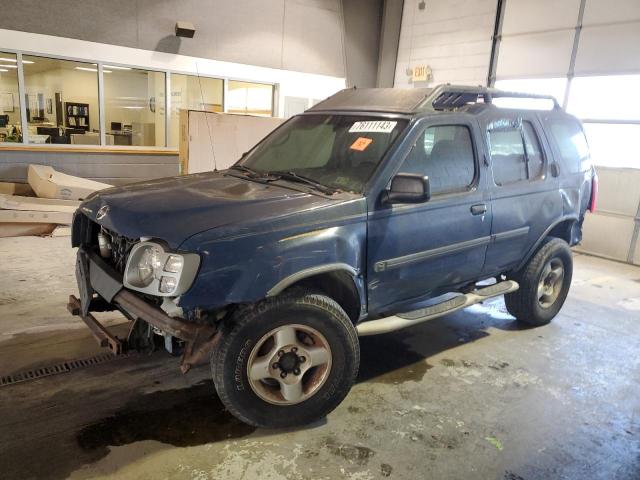 5N1ED28T32C599011 - 2002 NISSAN XTERRA XE BLUE photo 1