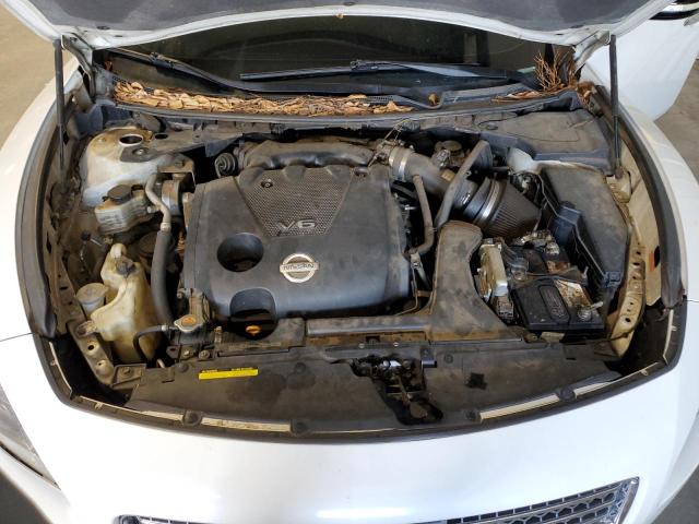 1N4AA51E59C811478 - 2009 NISSAN MAXIMA S WHITE photo 11