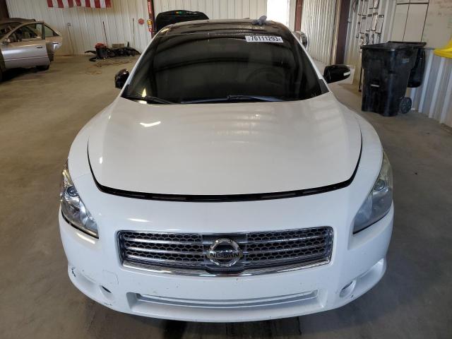 1N4AA51E59C811478 - 2009 NISSAN MAXIMA S WHITE photo 5