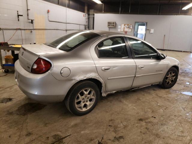 1P3ES46C01D105205 - 2001 DODGE NEON BASE SILVER photo 3