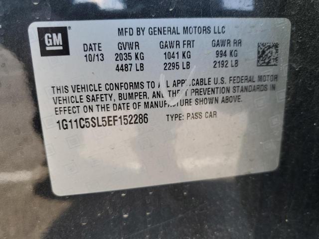 1G11C5SL5EF152286 - 2014 CHEVROLET MALIBU 1LT 灰色 照片 12