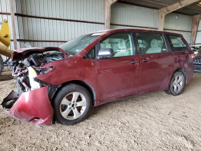 5TDKA3DC1CS013224 - 2012 TOYOTA SIENNA BASE RED photo 1