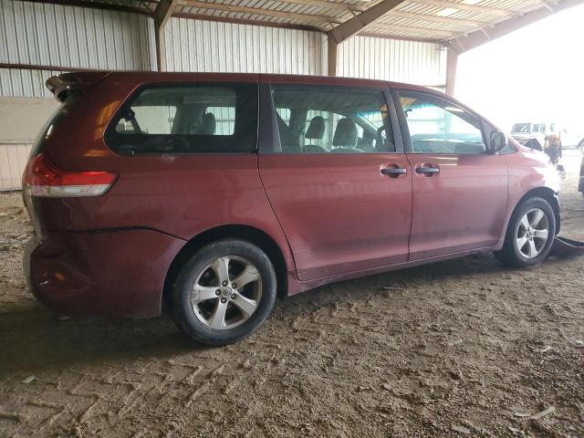 5TDKA3DC1CS013224 - 2012 TOYOTA SIENNA BASE RED photo 3