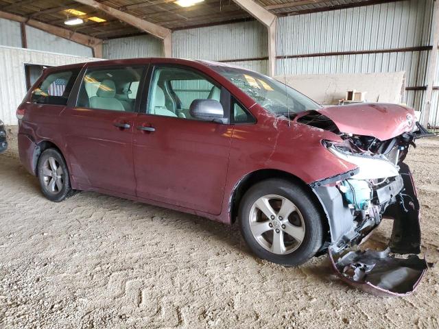 5TDKA3DC1CS013224 - 2012 TOYOTA SIENNA BASE RED photo 4