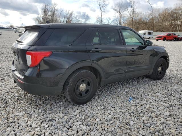 1FM5K8ABXLGC13091 - 2020 FORD EXPLORER POLICE INTERCEPTOR BLACK photo 3