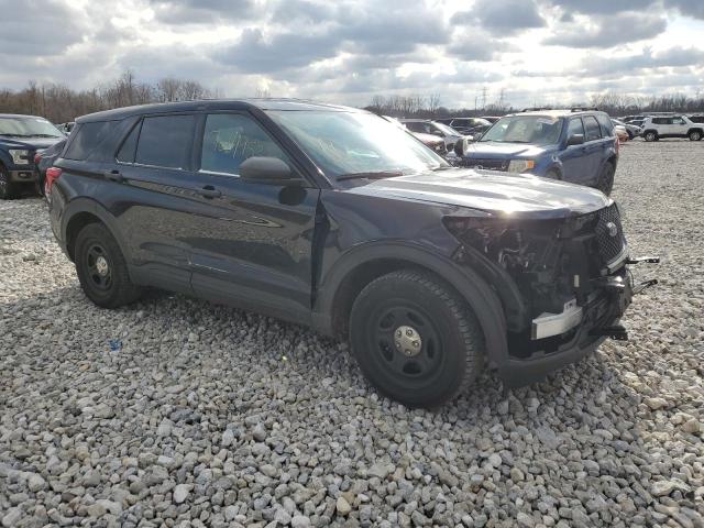 1FM5K8ABXLGC13091 - 2020 FORD EXPLORER POLICE INTERCEPTOR BLACK photo 4