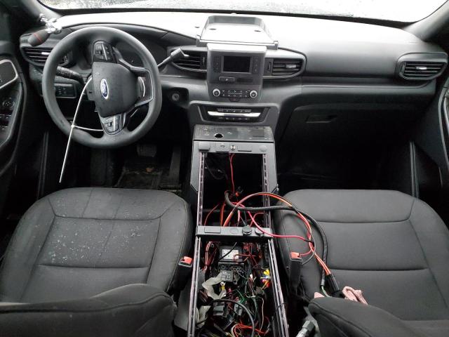 1FM5K8ABXLGC13091 - 2020 FORD EXPLORER POLICE INTERCEPTOR BLACK photo 8