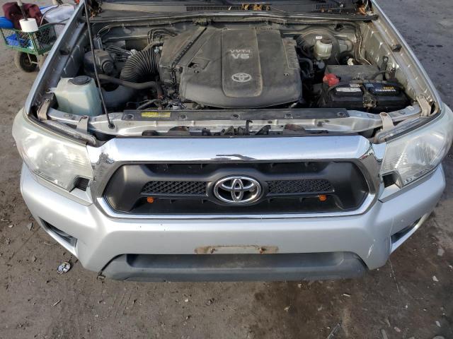 5TFJU4GN8CX017240 - 2012 TOYOTA TACOMA DOUBLE CAB PRERUNNER SILVER photo 11