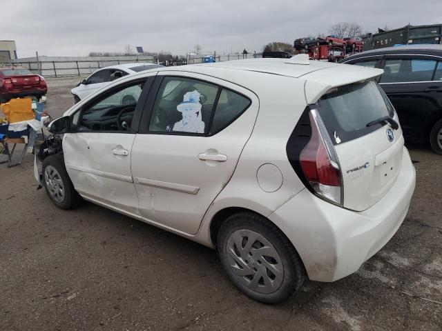 JTDKDTB30G1135361 - 2016 TOYOTA PRIUS C WHITE photo 2