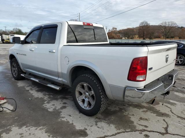 1C6RD7NT0CS127998 - 2012 DODGE RAM 1500 LARAMIE WHITE photo 2