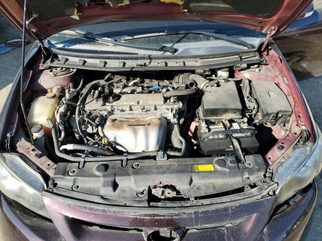 JTKJF5C73B3010251 - 2011 TOYOTA SCION TC ბურგუნდია ფოტო 11