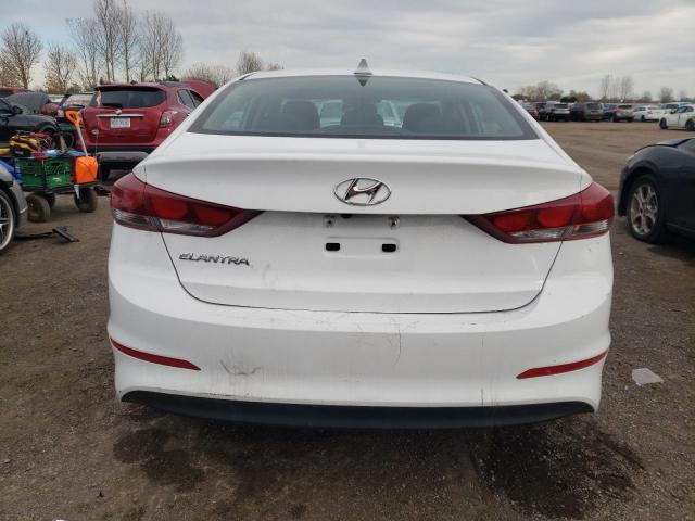 KMHD84LF6JU524485 - 2018 HYUNDAI ELANTRA SEL WHITE photo 6