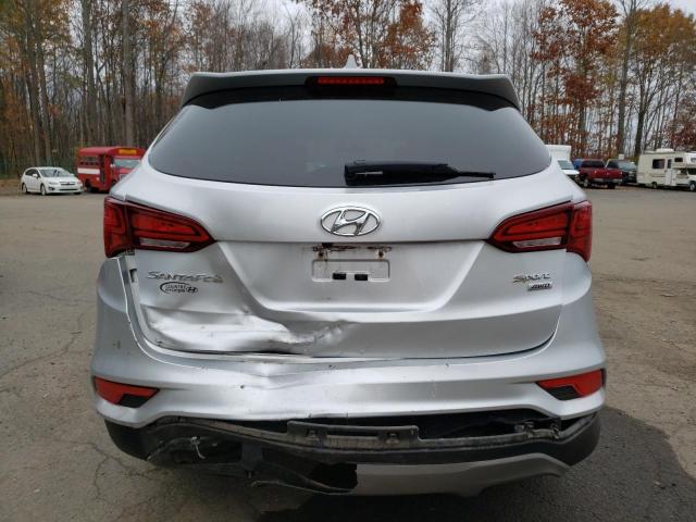 5XYZTDLB0HG442463 - 2017 HYUNDAI SANTA FE S SILVER photo 6