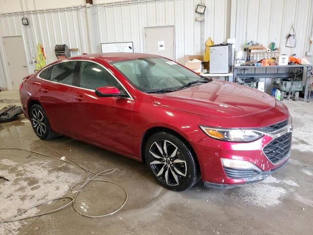 1G1ZG5ST1MF056192 - 2021 CHEVROLET MALIBU RS 勃艮第红 照片 4