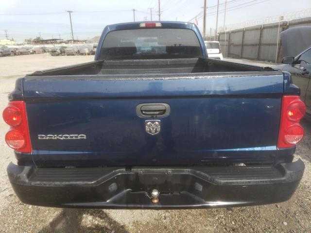 1D7HE22K05S273200 - 2005 DODGE DAKOTA ST BLUE photo 6