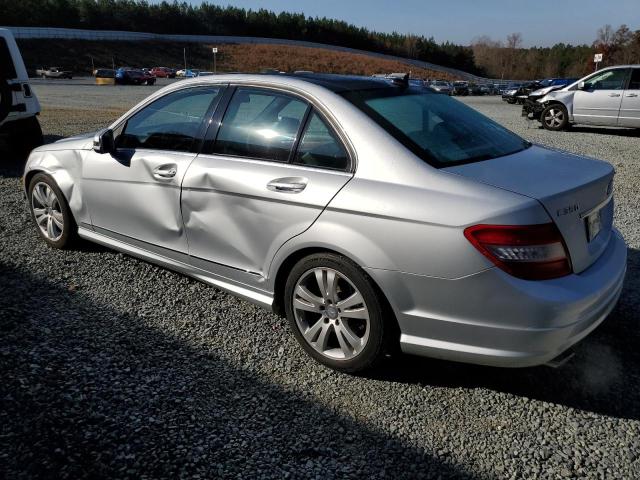 WDDGF5GB2AR115011 - 2010 MERCEDES-BENZ C 350 SILVER photo 2