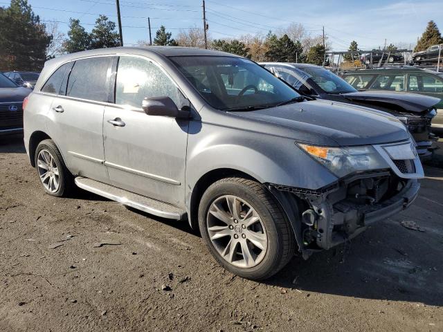 2HNYD2H71AH503726 - 2010 ACURA MDX ADVANCE GRAY photo 4