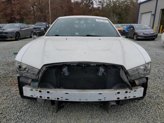 2C3CDXBG8EH234897 - 2014 DODGE CHARGER SE WHITE photo 5