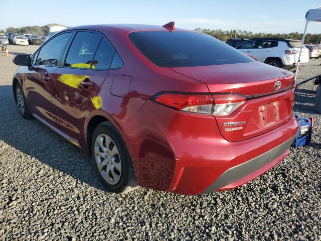 JTDEPMAE7NJ203570 - 2022 TOYOTA COROLLA LE RED photo 2