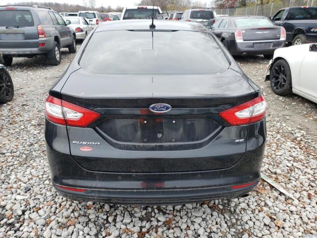 3FA6P0H79DR106899 - 2013 FORD FUSION SE BLACK photo 6