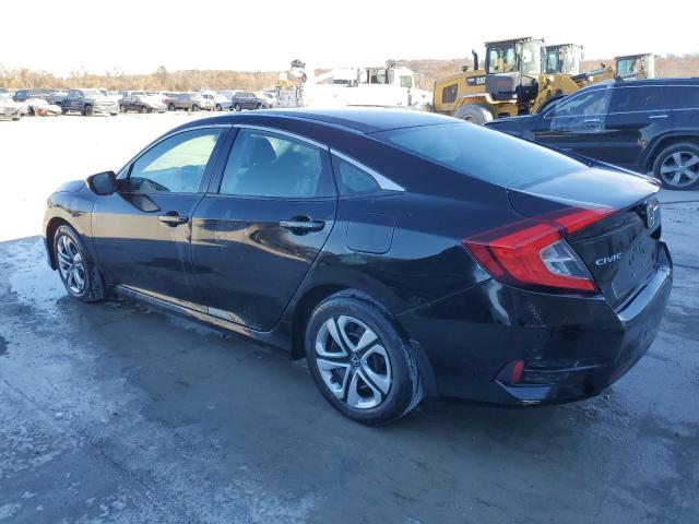 19XFC2F58JE039007 - 2018 HONDA CIVIC LX BLACK photo 2