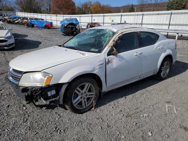 1C3CDZCB5DN626059 - 2013 DODGE AVENGER SXT WHITE photo 1