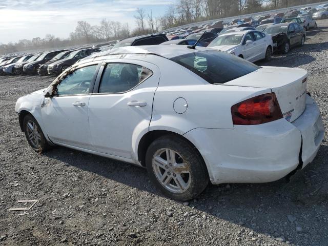 1C3CDZCB5DN626059 - 2013 DODGE AVENGER SXT WHITE photo 2