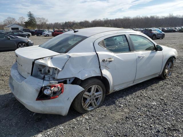 1C3CDZCB5DN626059 - 2013 DODGE AVENGER SXT WHITE photo 3