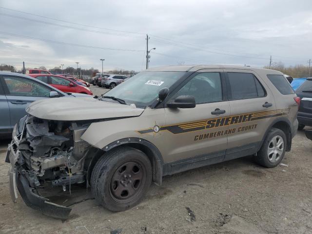 1FM5K8AR4HGA79439 - 2017 FORD EXPLORER POLICE INTERCEPTOR Braun Foto 1