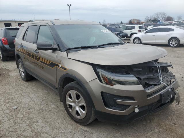 1FM5K8AR4HGA79439 - 2017 FORD EXPLORER POLICE INTERCEPTOR Braun Foto 4