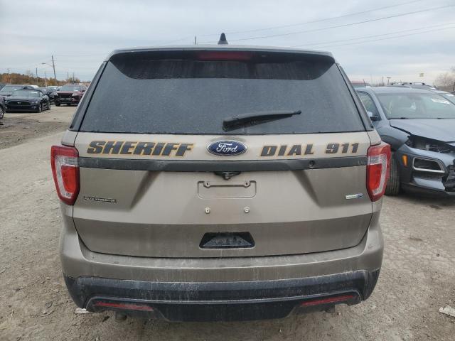 1FM5K8AR4HGA79439 - 2017 FORD EXPLORER POLICE INTERCEPTOR BROWN photo 6