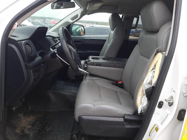 5TFTY5F12LX011046 - 2020 TOYOTA TUNDRA DOUBLE CAB SR/SR5 WHITE photo 7