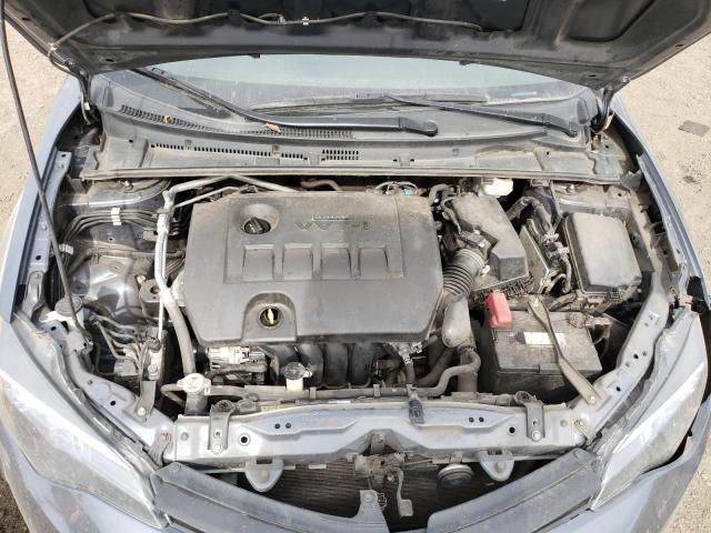 2T1BURHE5JC004800 - 2018 TOYOTA COROLLA L GRAY photo 11