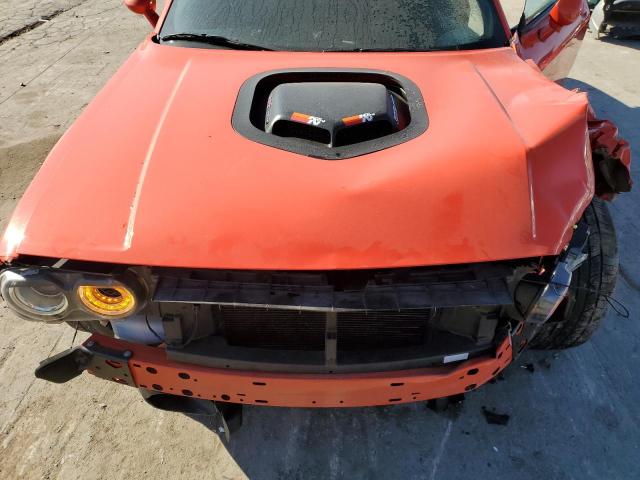 2C3CDZFJ7MH568015 - 2021 DODGE CHALLENGER R/T SCAT PACK ORANGE photo 11