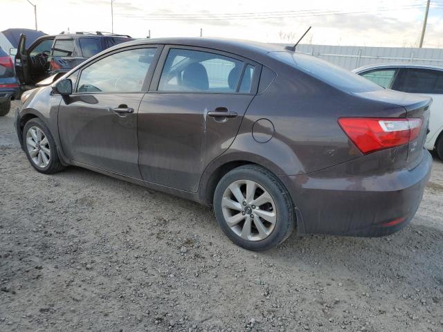 KNADN4A3XG6622595 - 2016 KIA RIO EX BROWN photo 2