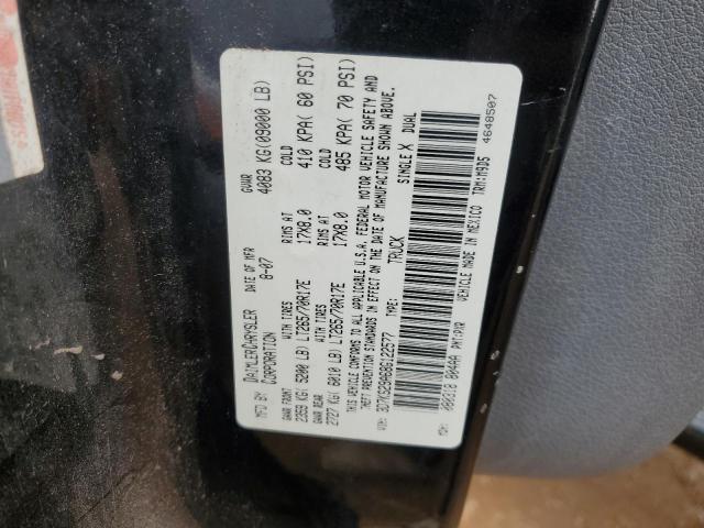 3D7KS29A68G122577 - 2008 DODGE RAM 2500 BLACK photo 12