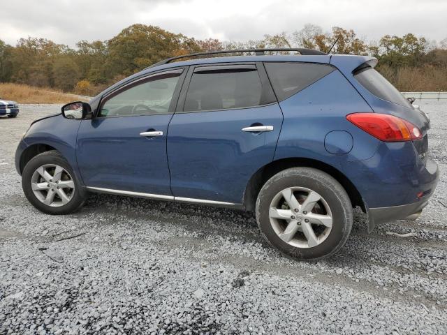 JN8AZ18U29W022913 - 2009 NISSAN MURANO S BLUE photo 2