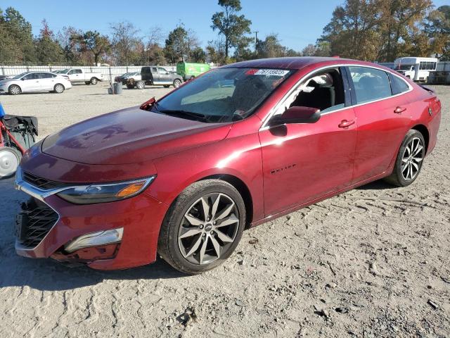 1G1ZG5ST5MF062867 - 2021 CHEVROLET MALIBU RS RED photo 1