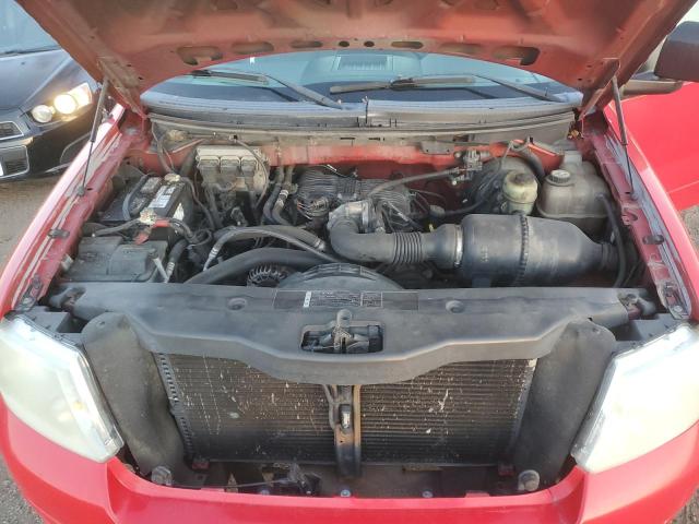 1FTRF12215KE62492 - 2005 FORD F150 RED photo 11