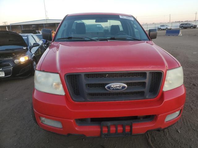 1FTRF12215KE62492 - 2005 FORD F150 RED photo 5