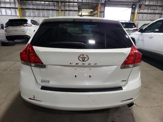 4T3BA3BB3AU017572 - 2010 TOYOTA VENZA WHITE photo 6