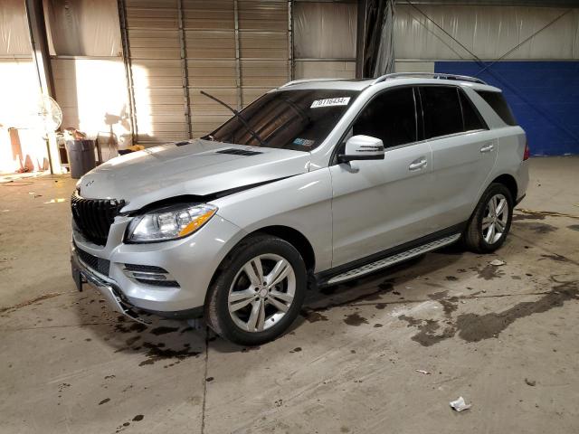 4JGDA5HB0FA543820 - 2015 MERCEDES-BENZ ML 350 4MATIC SILVER photo 1