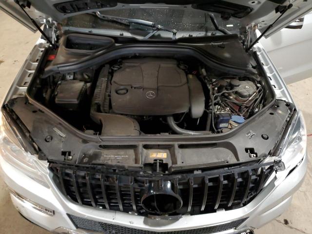 4JGDA5HB0FA543820 - 2015 MERCEDES-BENZ ML 350 4MATIC SILVER photo 12