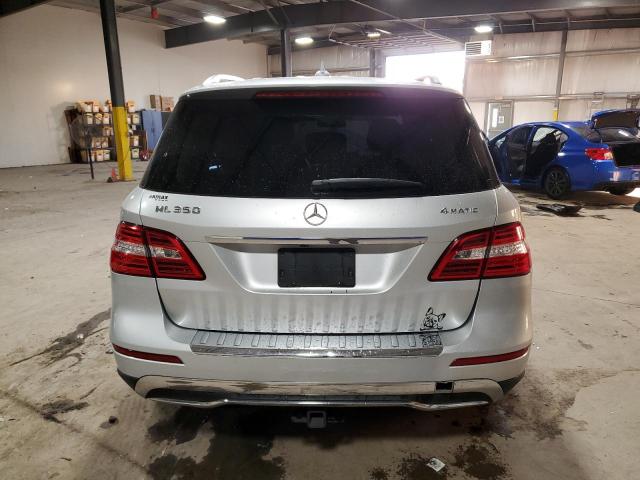 4JGDA5HB0FA543820 - 2015 MERCEDES-BENZ ML 350 4MATIC SILVER photo 6
