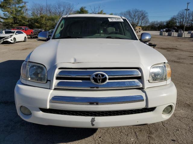 5TBRU34165S442939 - 2005 TOYOTA TUNDRA ACCESS CAB SR5 WHITE photo 5