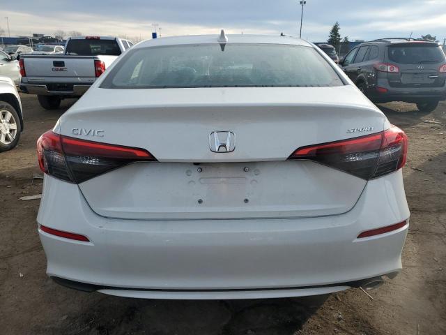 2HGFE2F53PH552903 - 2023 HONDA CIVIC SPORT თეთრი ფოტო 6