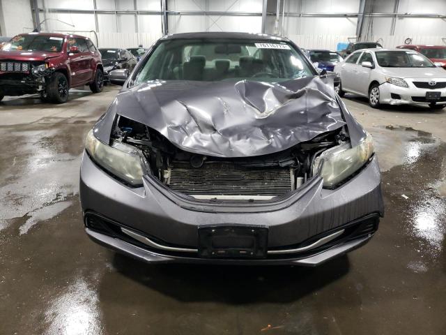 19XFB2F55EE085287 - 2014 HONDA CIVIC LX GRAY photo 5