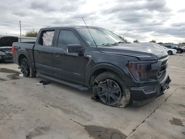 1FTEW1CP5MFC27111 - 2021 FORD F150 SUPERCREW BLACK photo 4