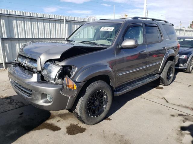 5TDBT48A05S233708 - 2005 TOYOTA SEQUOIA LIMITED GRAY photo 1