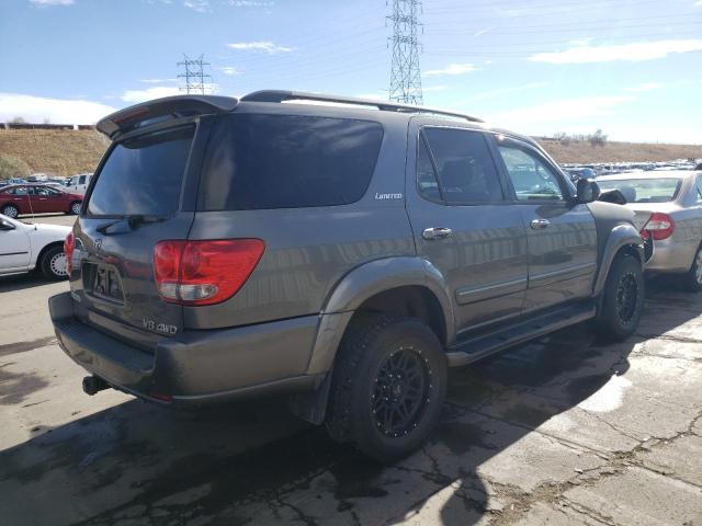 5TDBT48A05S233708 - 2005 TOYOTA SEQUOIA LIMITED GRAY photo 3